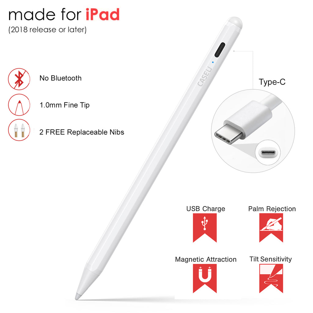 Mi Pad 6, Stylus Pen Compatible with Xiaomi Pad 6 / Mi Pad 5 Pro/Pad 5 -  Rechargeable - Magnetic Attaction - No Bluetooth (Black) : :  Electronics